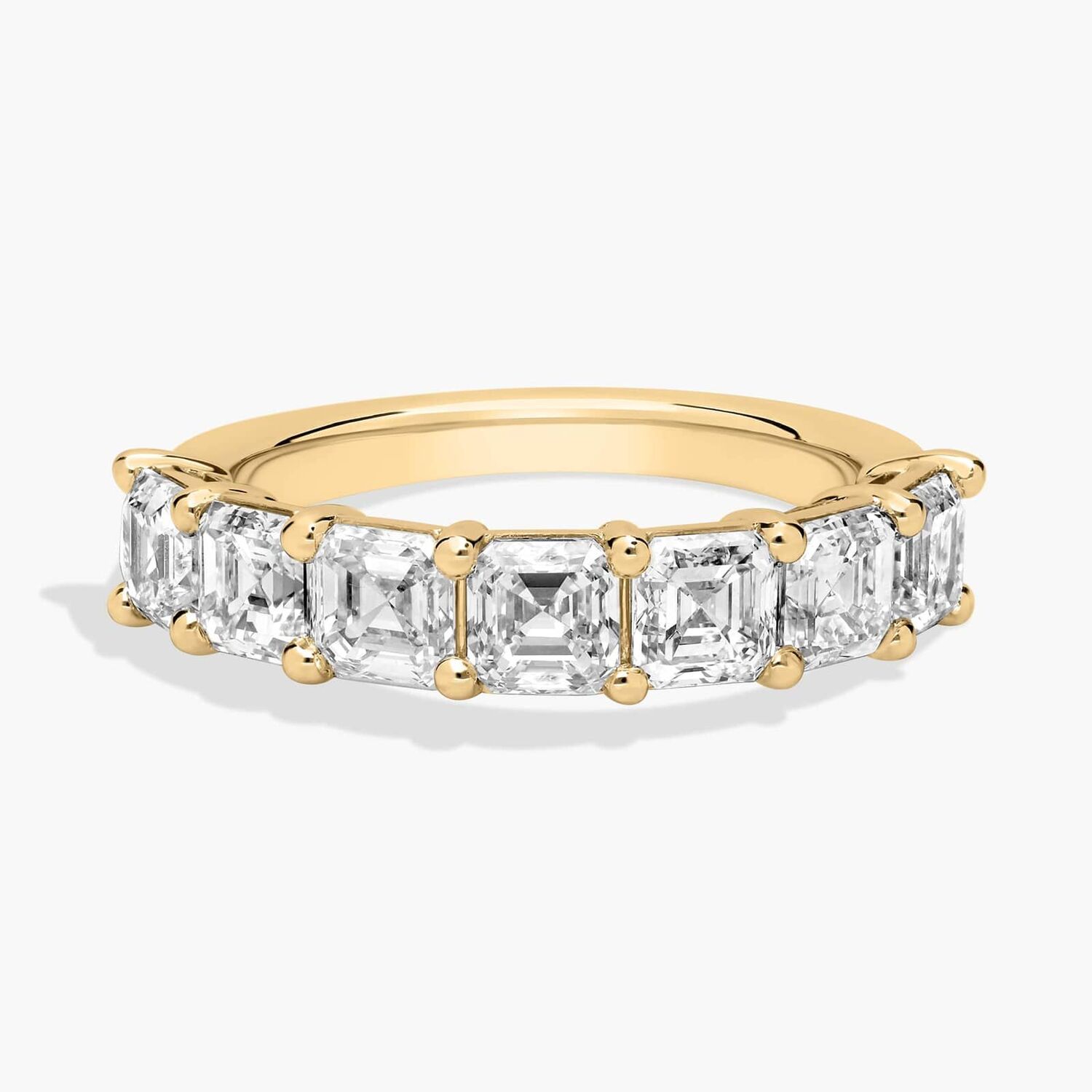 Кольцо с семью выращенными в лаборатории бриллиантами Asscher из 14-каратного желтого золота (3 карата, двойной цвет - FG / VS2-SI1) Blue Nile
Кольцо с семью выращенными в лаборатории бриллиантами Asscher из 14-каратного желтого золота (3 карата, двойной цвет - FG / VS2-SI1) Blue Nile