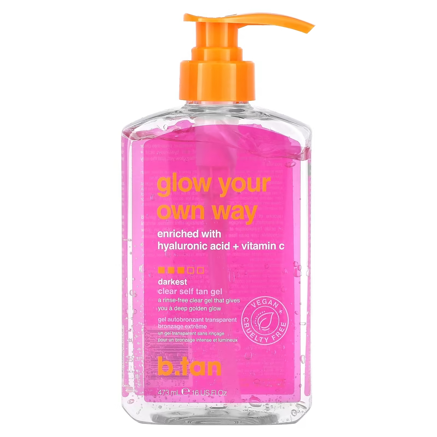 Прозрачный гель для автозагара B.tan Glow Your Own Way Darkest
Прозрачный гель для автозагара B.tan Glow Your Own Way Darkest