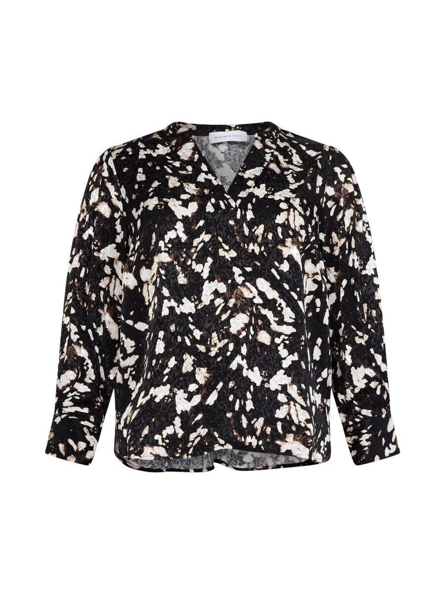 Блуза Selected JUSTINE, цвет Brown/Dark Brown 
Блуза Selected JUSTINE, цвет Brown/Dark Brown