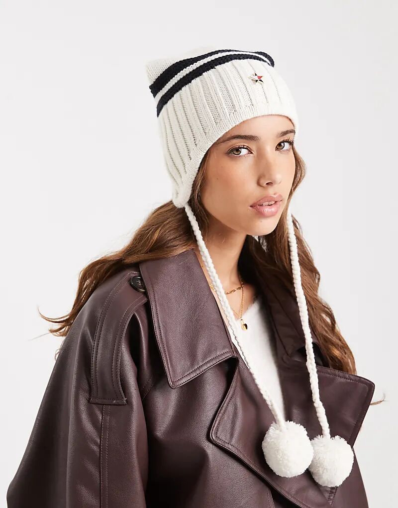 Шапка Tommy Jeans Tommy Girl из толстой вязки с помпонами белого цвета, Белый, Шапка Tommy Jeans Tommy Girl из толстой вязки с помпонами белого цвета
Шапка Tommy Jeans Tommy Girl из толстой вязки с помпонами белого цвета, Белый, Шапка Tommy Jeans Tommy Girl из толстой вязки с помпонами белого цвета