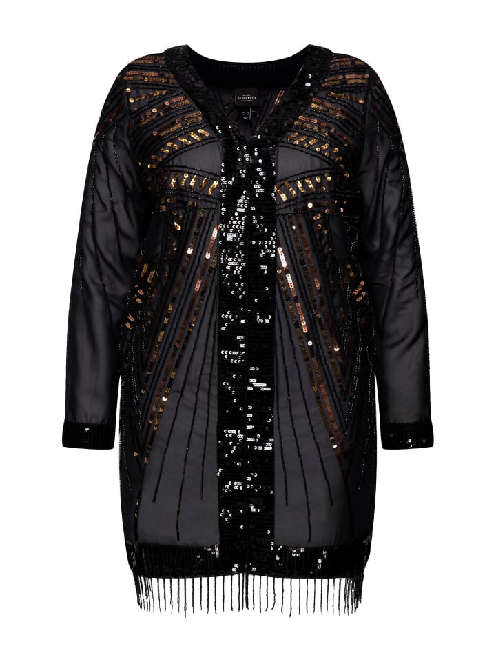 Кардиган Ulla Popken Kimono, черный
Кардиган Ulla Popken Kimono, черный