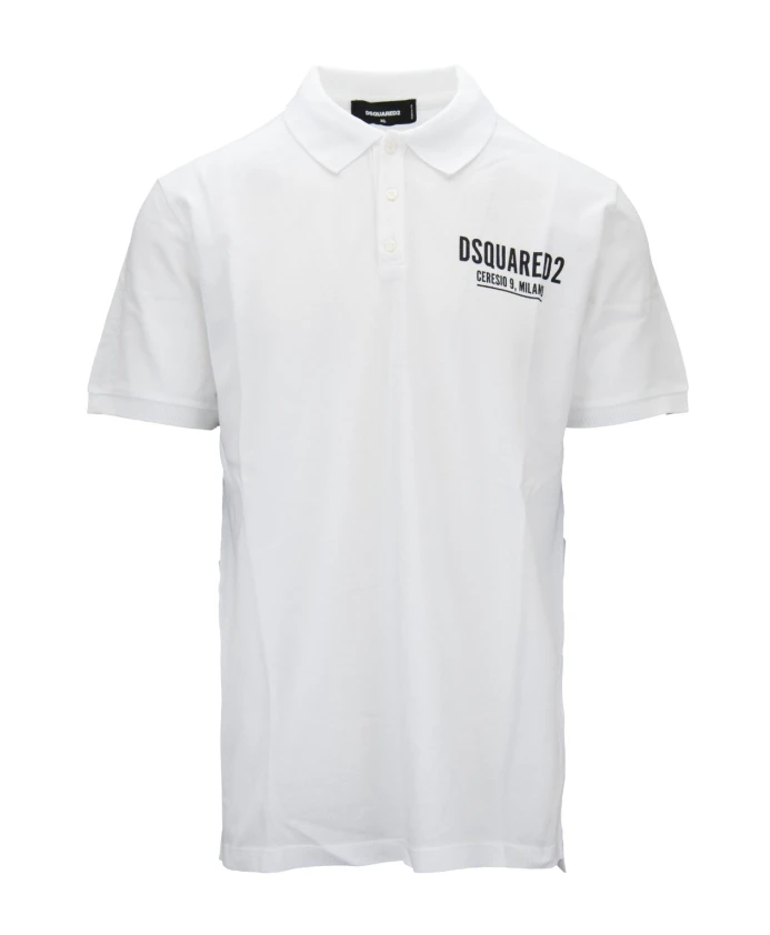 Рубашка-Поло на пуговицах Dsquared2, белый
Рубашка-Поло на пуговицах Dsquared2, белый