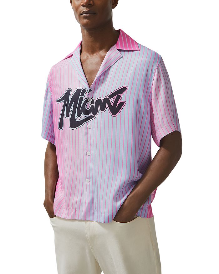 Майами Короткий Рукав Кэмп Рубашка REISS, мультиколор
Майами Короткий Рукав Кэмп Рубашка REISS, мультиколор