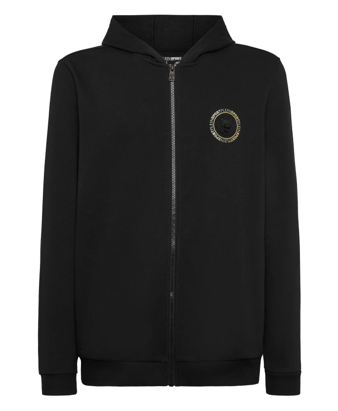 Толстовка с капюшоном и тигровым принтом Plein Sport, черный
Толстовка с капюшоном и тигровым принтом Plein Sport, черный