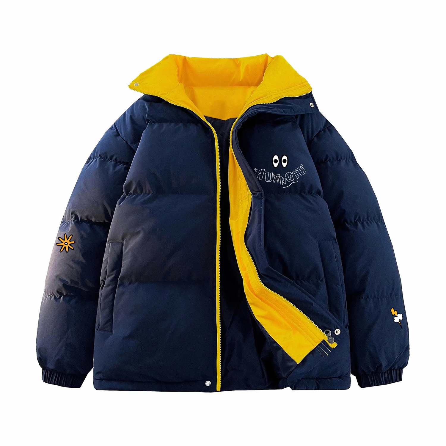 Пуховик Unisex Stand Collar Moderate Padded HUANQIU, темно-синий
Пуховик Unisex Stand Collar Moderate Padded HUANQIU, темно-синий