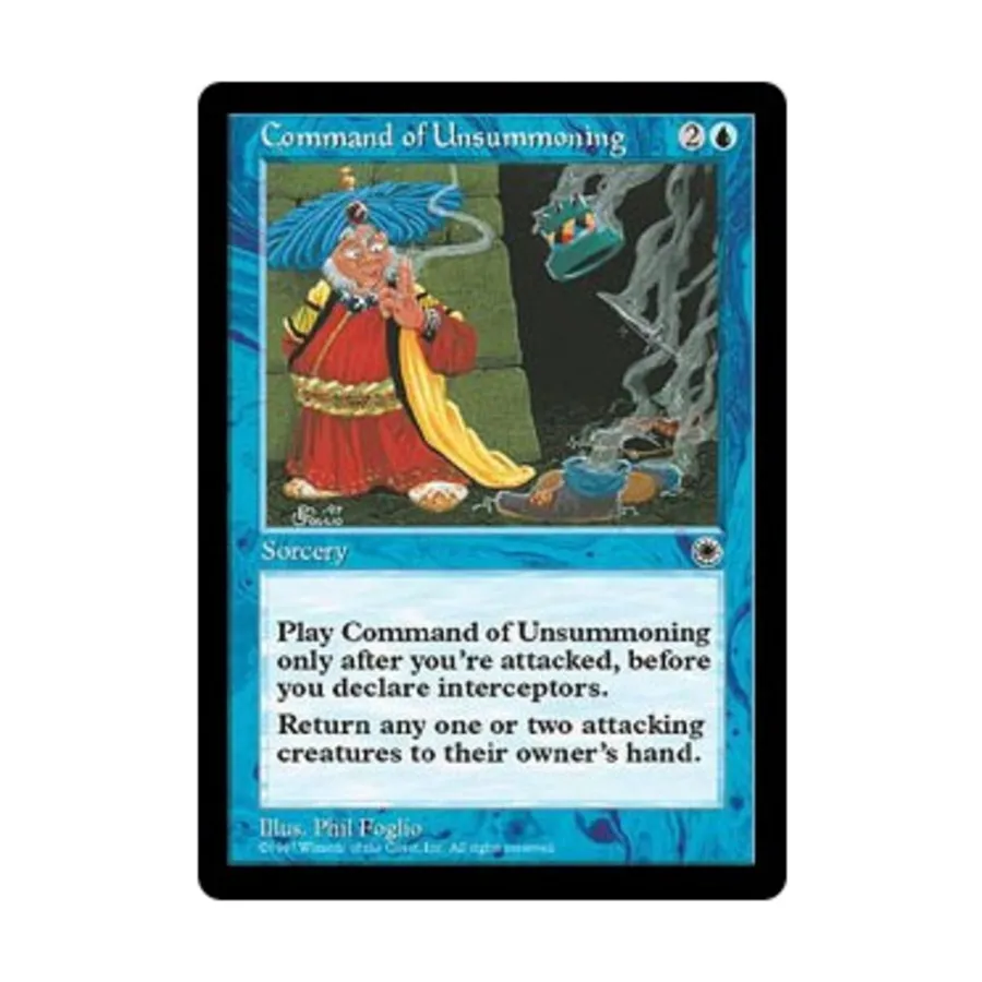 CCG Команда отмены призыва (С), MTG - Portal
CCG Команда отмены призыва (С), MTG - Portal