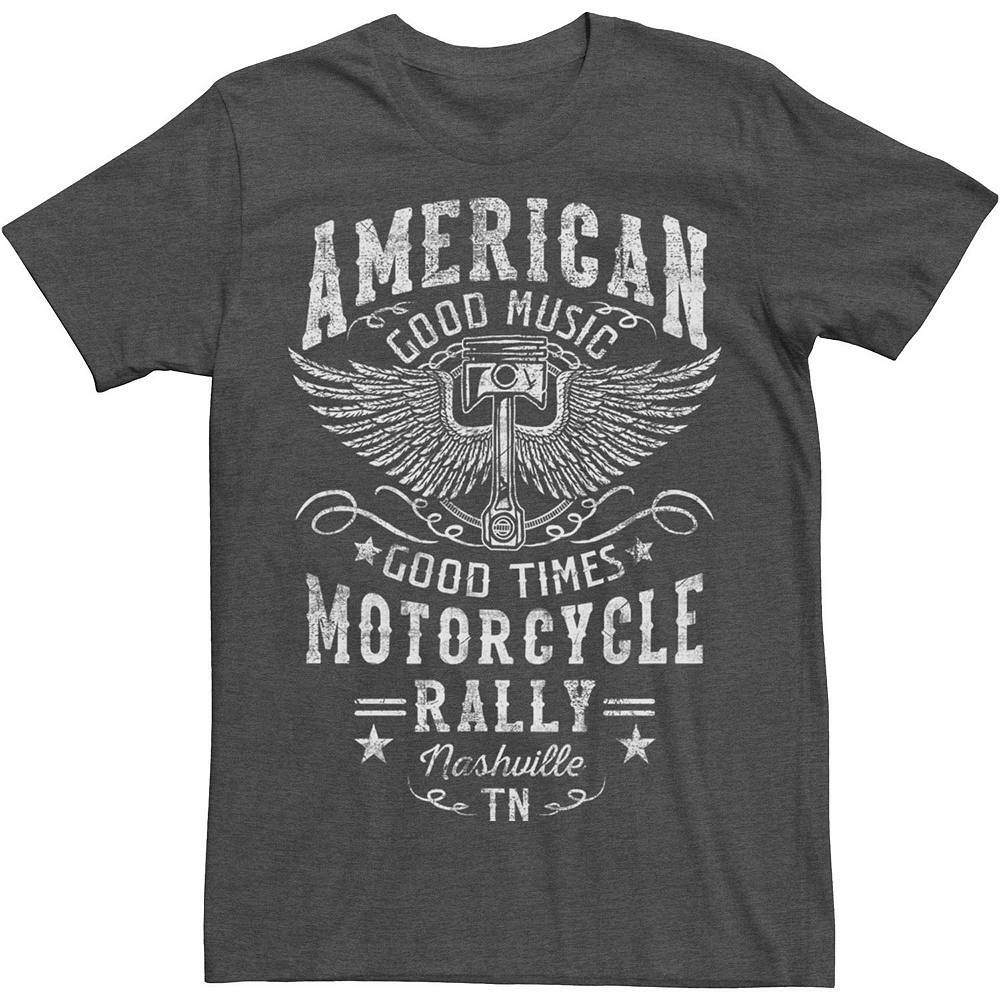 Футболка с логотипом Big & Tall Motorcycle Rally Americana Moto Licensed Character, цвет Charcoal Heather
Футболка с логотипом Big & Tall Motorcycle Rally Americana Moto Licensed Character, цвет Charcoal Heather