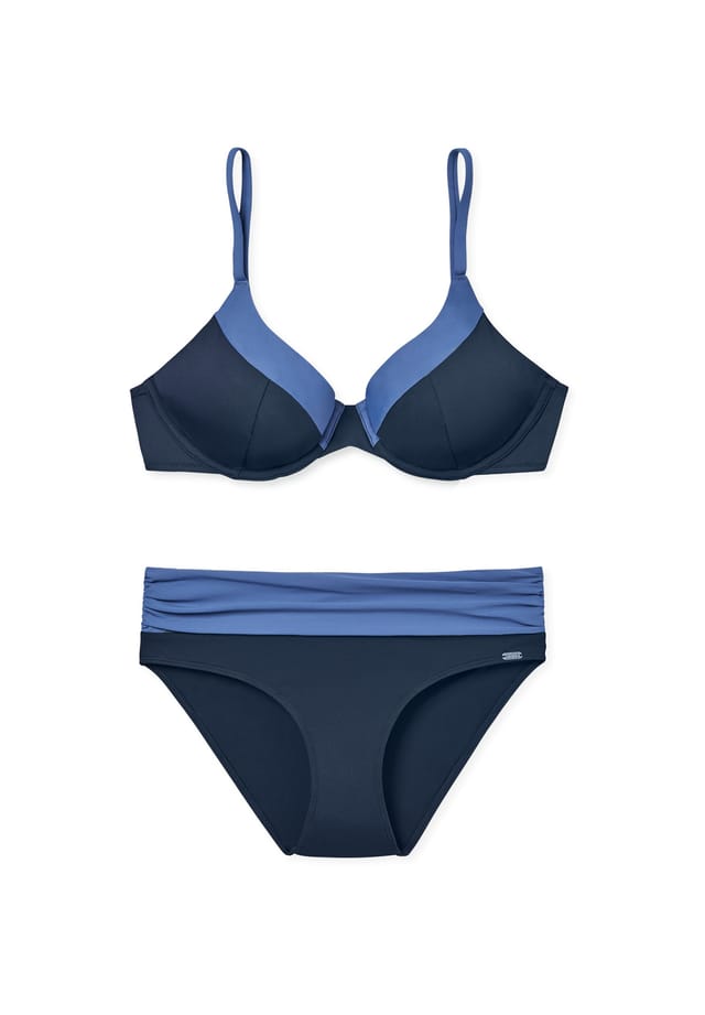 Бикини на косточках цвета морской волны Schiesser, синий
Бикини на косточках цвета морской волны Schiesser, синий