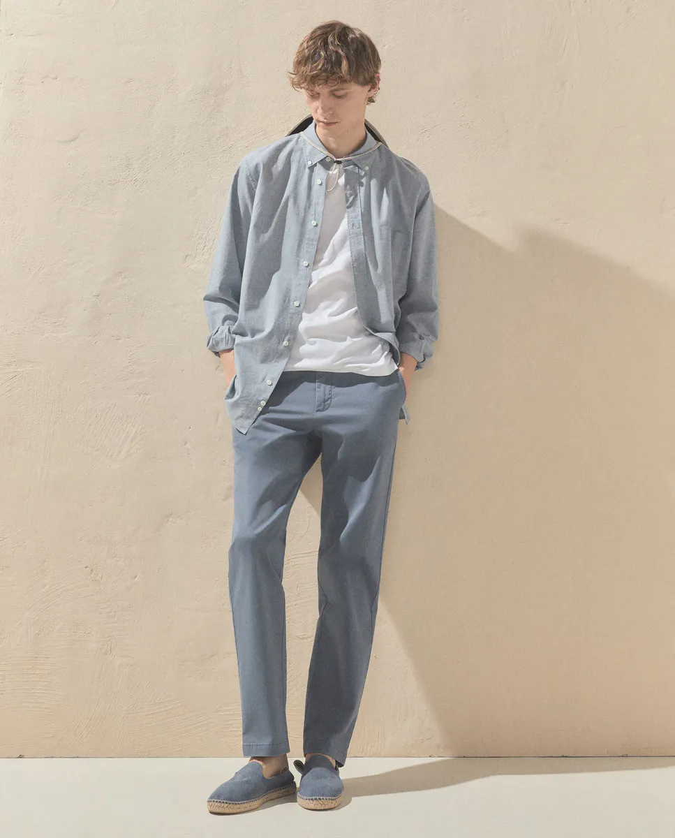 Брюки мужские спортивные, классические хлопок с эластаном Dustin, индиго/синий
Брюки мужские спортивные, классические хлопок с эластаном Dustin, индиго/синий