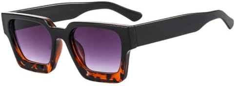 Квадратные винтажные солнцезащитные очки для мужчин, модные панк-ретро солнцезащитные очки для женщин, очки для вождения, мужские очки с защитой от УФ-излучения UV400 MTZJH, Black Leopard
Квадратные винтажные солнцезащитные очки для мужчин, модные панк-ретро солнцезащитные очки для женщин, очки для вождения, мужские очки с защитой от УФ-излучения UV400 MTZJH, Black Leopard