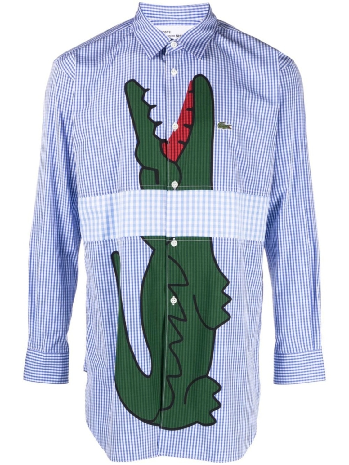 Comme Des Garçons Shirt рубашка с логотипом из коллаборации с Lacoste, синий
Comme Des Garçons Shirt рубашка с логотипом из коллаборации с Lacoste, синий