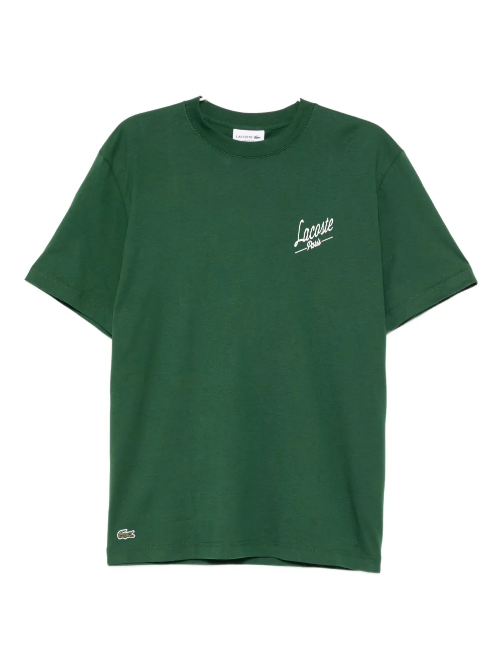 Хлопковая футболка с логотипом Lacoste, зеленый
Хлопковая футболка с логотипом Lacoste, зеленый