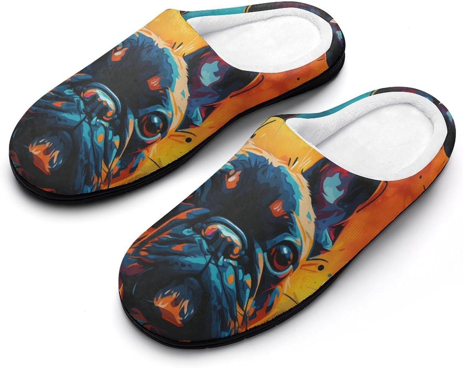 KKdskkds Яркие домашние тапочки для мужчин из хлопка с противоскользящим покрытием, уютные, теплые, дышащие, Colorful French Bulldog
KKdskkds Яркие домашние тапочки для мужчин из хлопка с противоскользящим покрытием, уютные, теплые, дышащие, Colorful French Bulldog