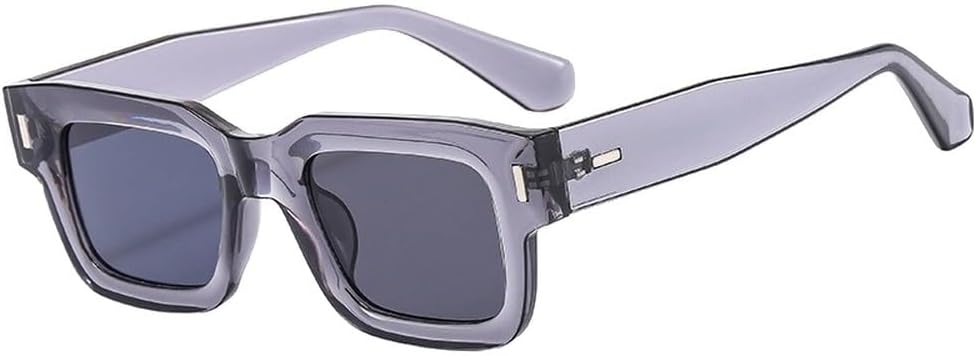 Популярные модные квадратные солнцезащитные очки для женщин в стиле ретро-панк с прозрачными линзами цвета океана, мужские солнцезащитные очки с защитой от УФ-излучения UV400 и заклепками SKFGNX, Gray Gray
Популярные модные квадратные солнцезащитные очки для женщин в стиле ретро-панк с прозрачными линзами цвета океана, мужские солнцезащитные очки с защитой от УФ-излучения UV400 и заклепками SKFGNX, Gray Gray