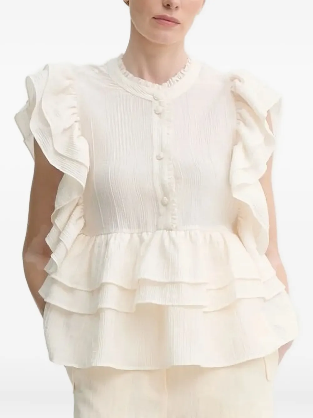 Многоярусная блузка Fulton с оборками MUNTHE, нейтральный
Многоярусная блузка Fulton с оборками MUNTHE, нейтральный