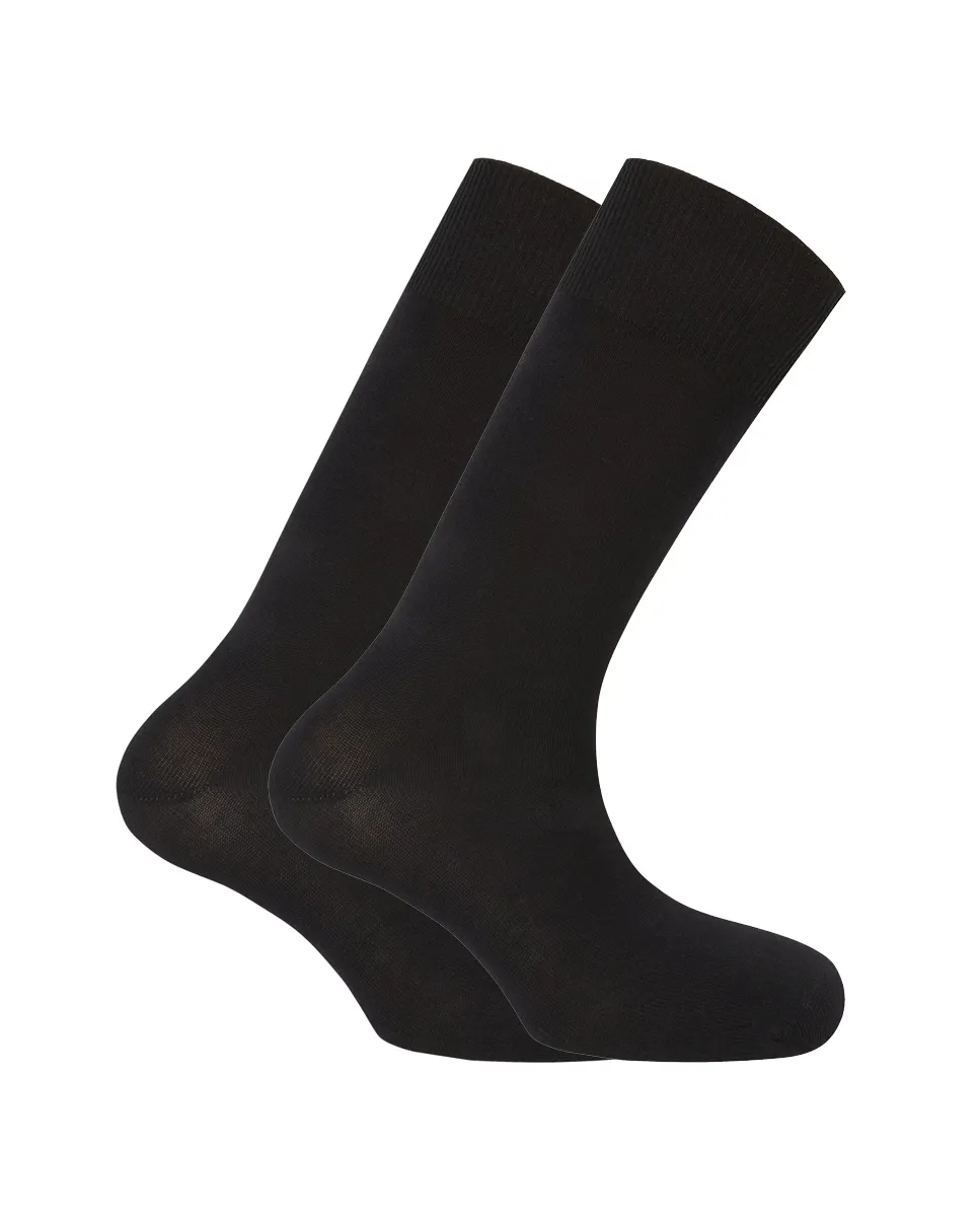 В упаковке 2 пары мужских хлопковых носков черного цвета Punto Blanco, черный
В упаковке 2 пары мужских хлопковых носков черного цвета Punto Blanco, черный