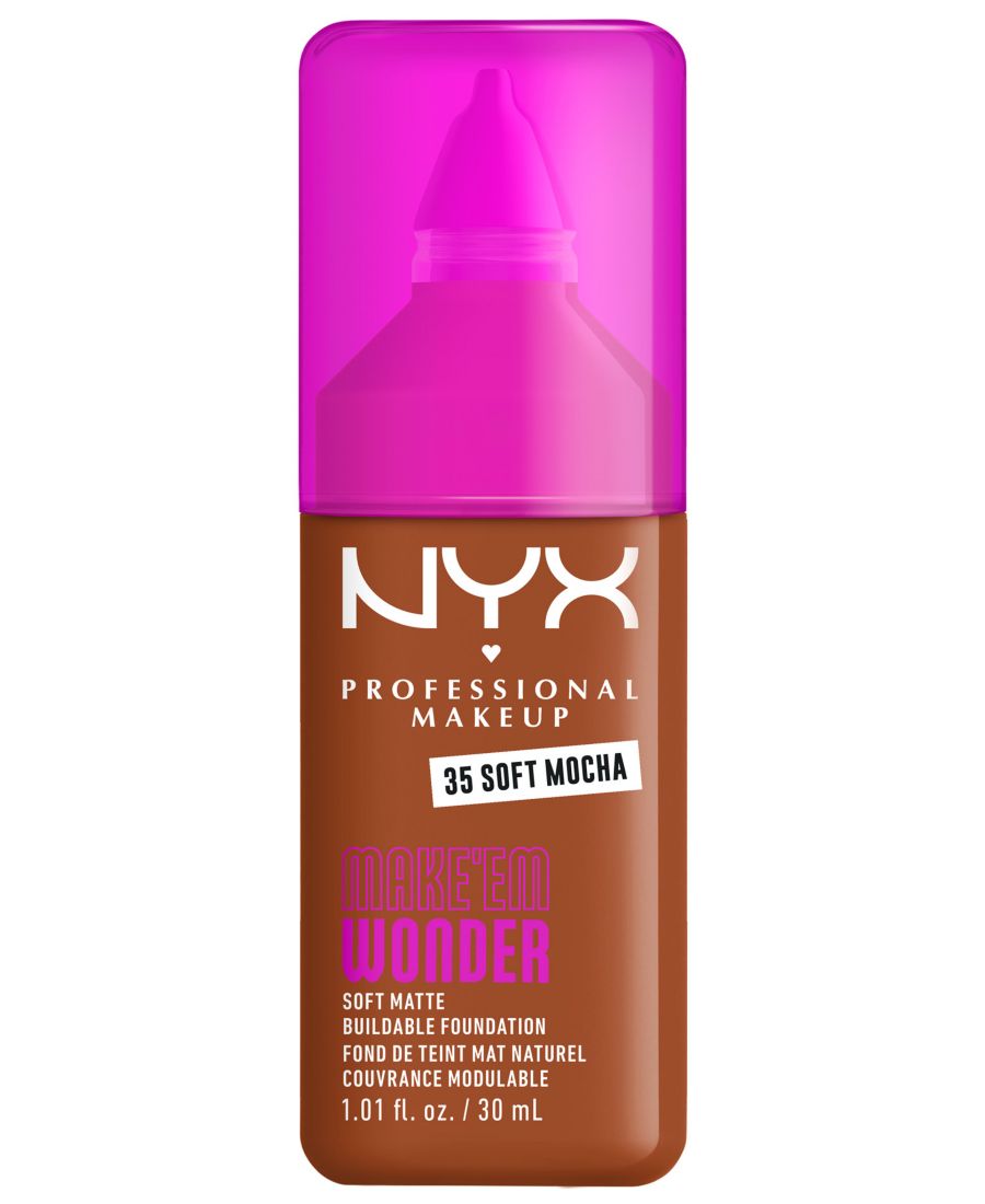 Тональный крем Wonder Foundation, 0,84 унции NYX Professional Makeup, цвет soft mocha
Тональный крем Wonder Foundation, 0,84 унции NYX Professional Makeup, цвет soft mocha