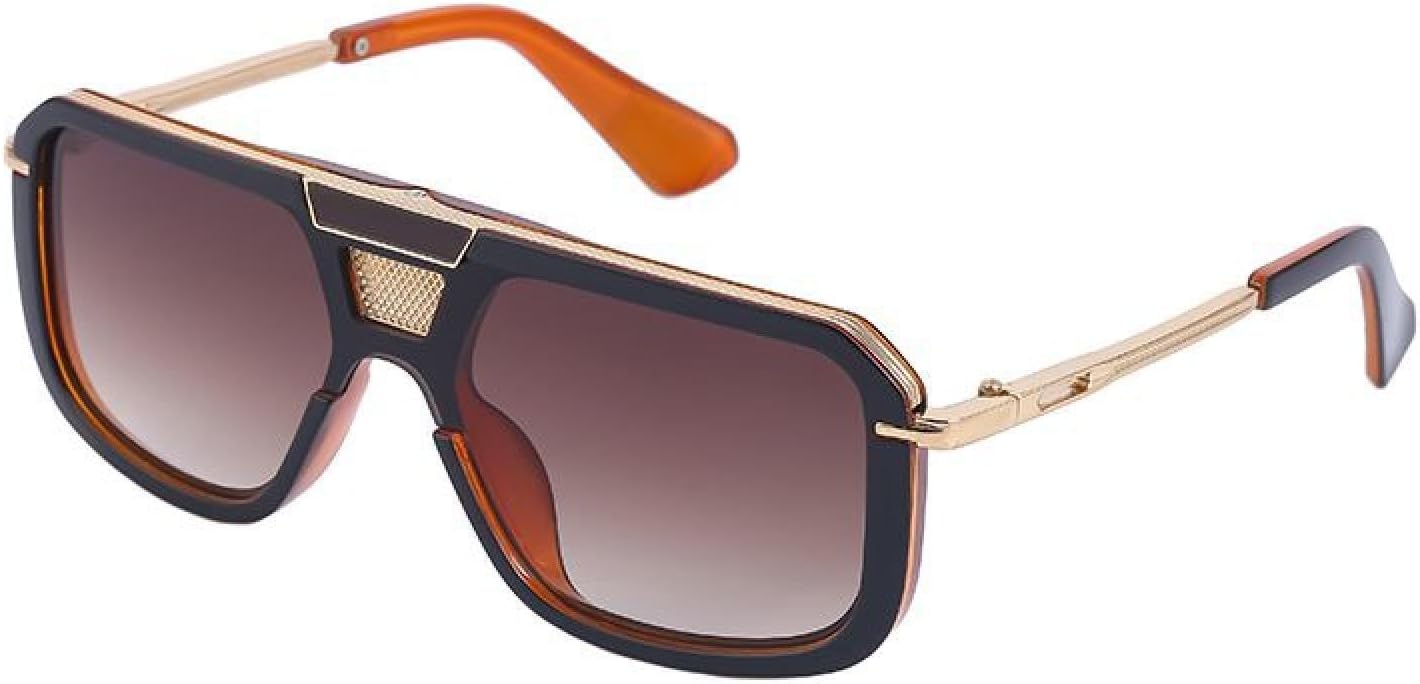 Солнцезащитные очки в стиле стимпанк для женщин и мужчин, роскошные модные солнцезащитные очки в стиле панк для мужчин, очки для вождения с плоской верхней частью, защита от УФ-излучения UV400 generic, C5winered
Солнцезащитные очки в стиле стимпанк для женщин и мужчин, роскошные модные солнцезащитные очки в стиле панк для мужчин, очки для вождения с плоской верхней частью, защита от УФ-излучения UV400 generic, C5winered