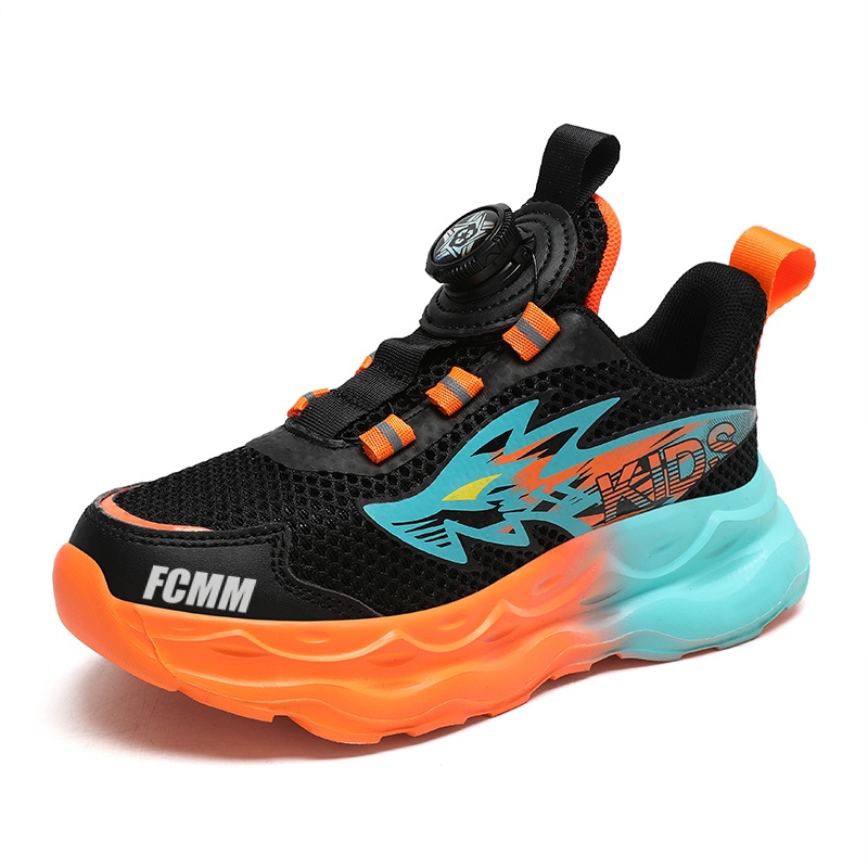 Нескользящие, износостойкие, дышащие низкие кроссовки для бега для детей FCMM, черный/оранжевый
Нескользящие, износостойкие, дышащие низкие кроссовки для бега для детей FCMM, черный/оранжевый