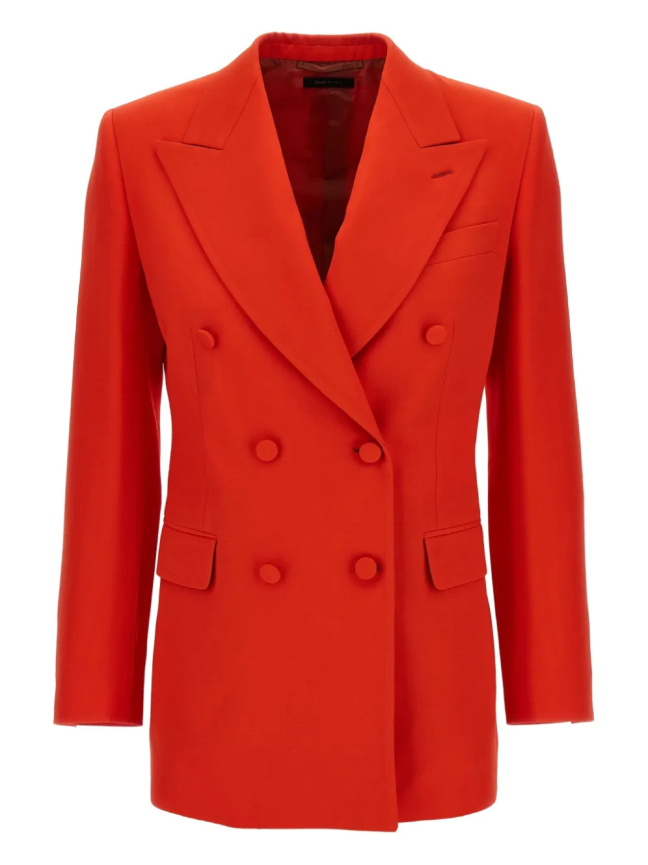 Двубортный пиджак с заостренными лацканами Brioni, красный
Двубортный пиджак с заостренными лацканами Brioni, красный