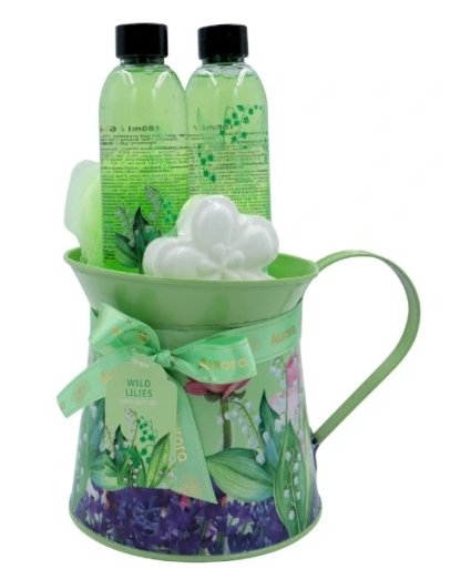 Подарочный набор Aurora Wild Lily Gel 180 мл + Шампунь 180 мл + Шипучий шарик + Мочалка
Подарочный набор Aurora Wild Lily Gel 180 мл + Шампунь 180 мл + Шипучий шарик + Мочалка