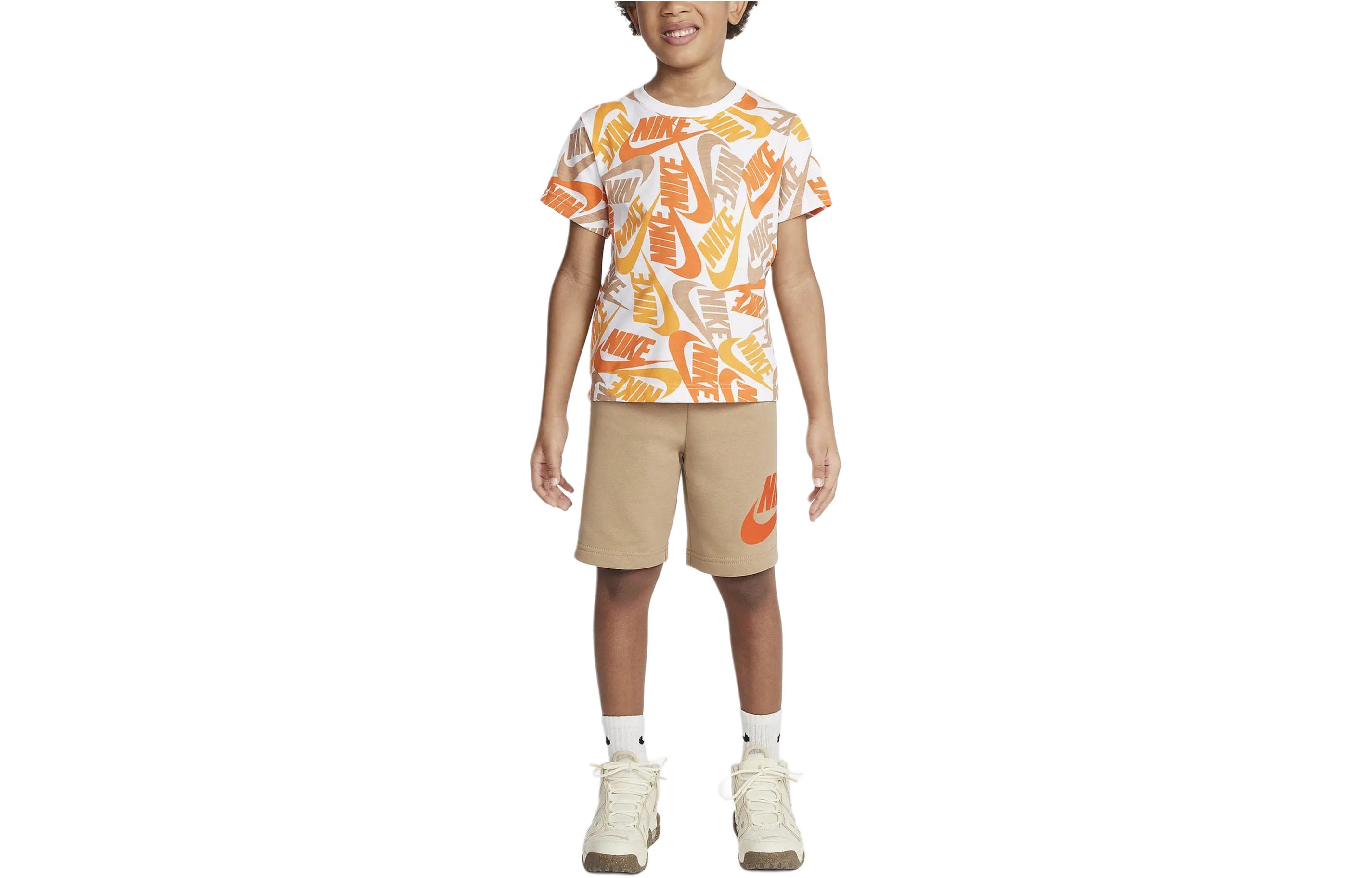 Детская повседневная спортивная одежда Nike, оранжево-коричневая
Детская повседневная спортивная одежда Nike, оранжево-коричневая