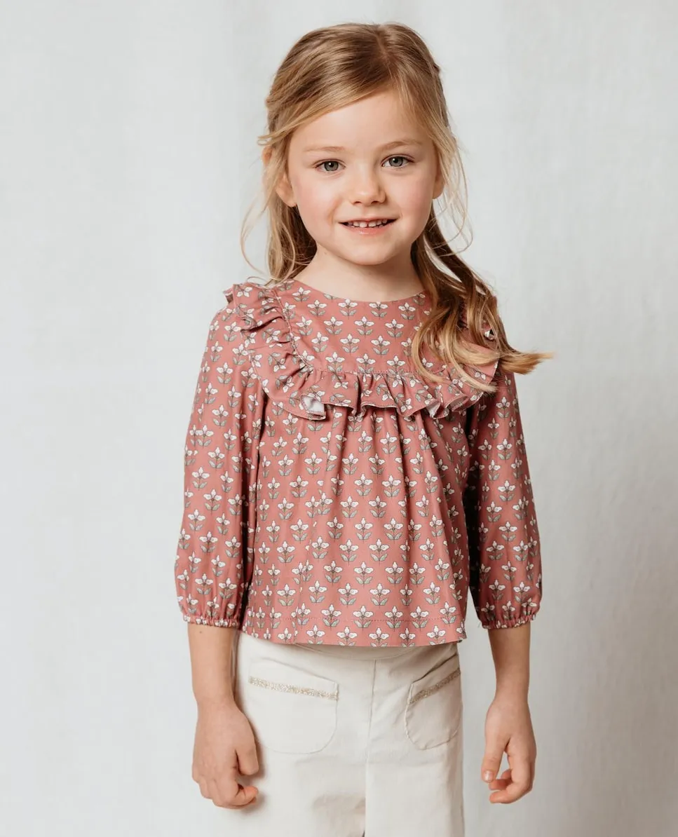 Хлопковая детская рубашка Fina Ejerique, бордовый
Хлопковая детская рубашка Fina Ejerique, бордовый