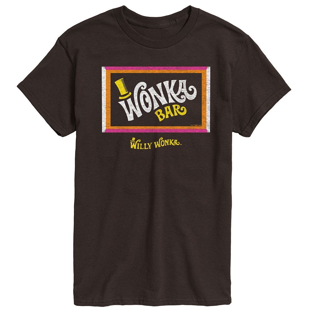 Мужская футболка с рисунком Willy Wonka Retro Wonka Bar Licensed Character, цвет Dark Brown
Мужская футболка с рисунком Willy Wonka Retro Wonka Bar Licensed Character, цвет Dark Brown