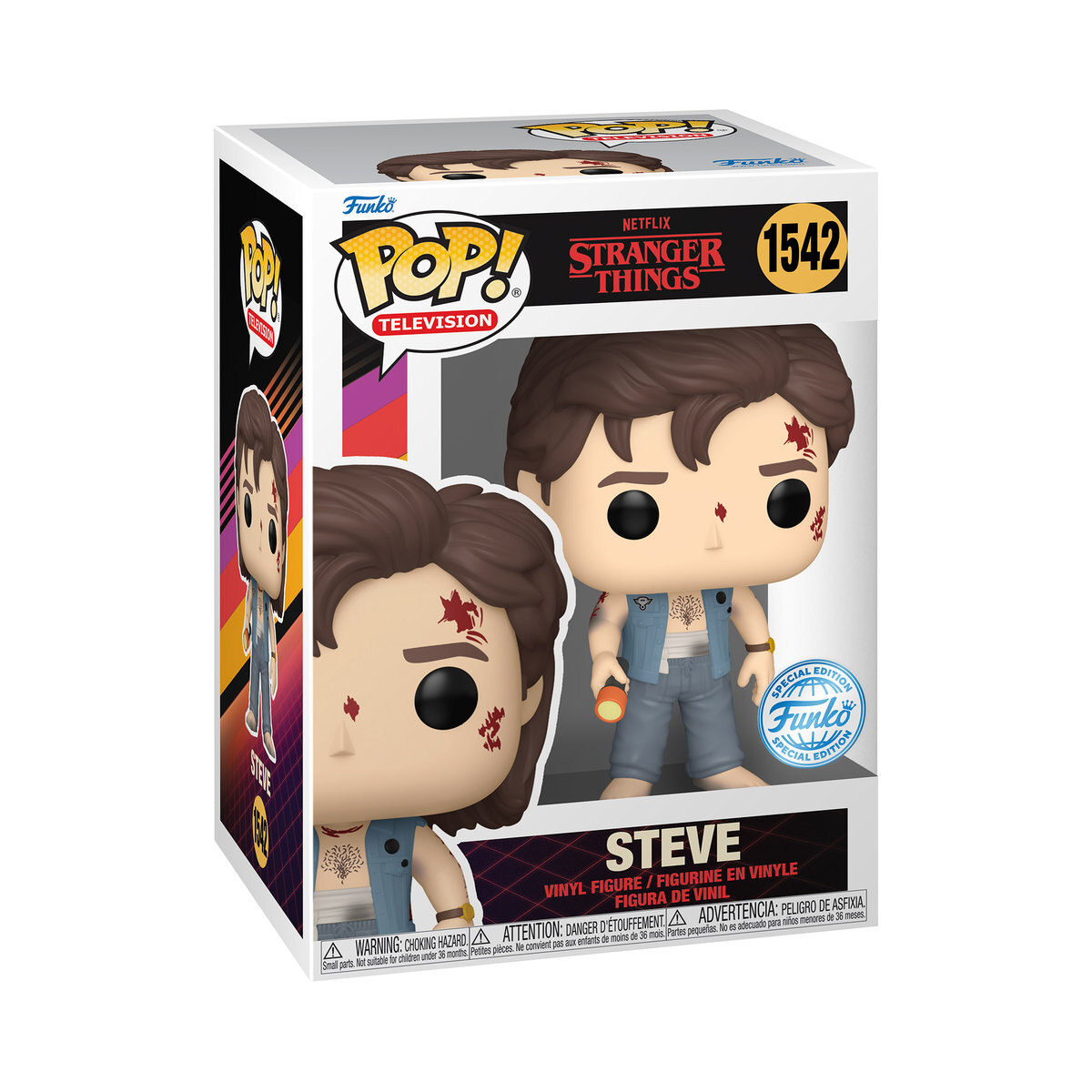 Funko POP! Очень странные дела, коллекционная фигурка, Стив, 1542 г.
Funko POP! Очень странные дела, коллекционная фигурка, Стив, 1542 г.