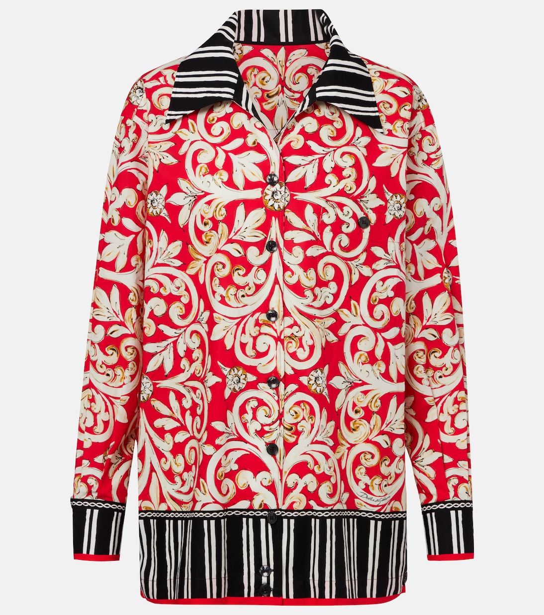 Рубашка из хлопка с принтом Dolce&Gabbana, разноцветный
Рубашка из хлопка с принтом Dolce&Gabbana, разноцветный