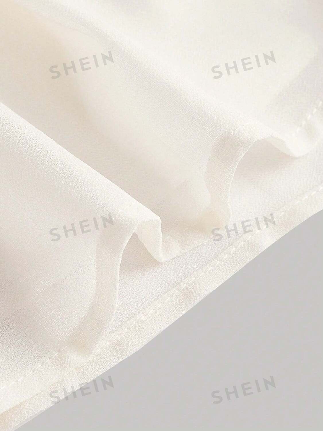 Мини-юбка двухслойная Shein Mod Shein Mod с асимметричным подолом и рюшами, бежевый
Мини-юбка двухслойная Shein Mod Shein Mod с асимметричным подолом и рюшами, бежевый