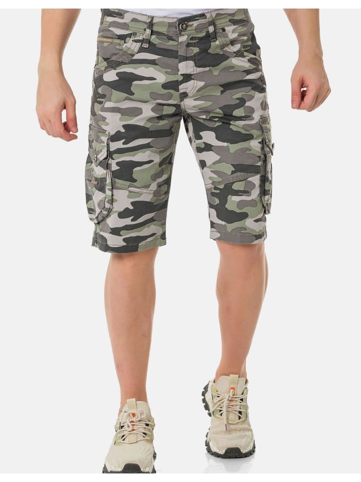 Тканевые шорты Cipo & Baxx, камуфляж
Тканевые шорты Cipo & Baxx, камуфляж