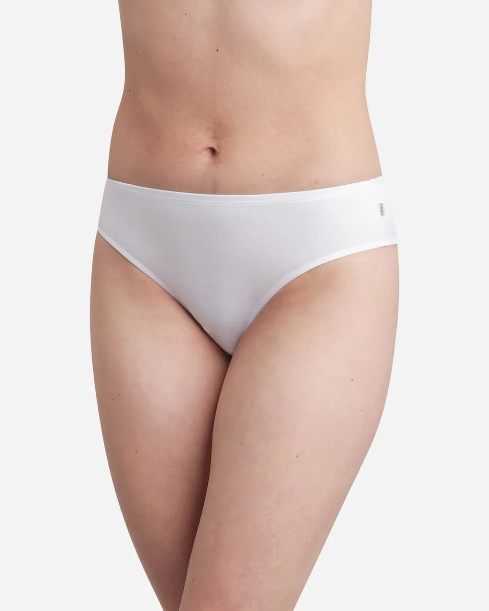 Мини-трусы из органического хлопка и атласа Playtex, белый
Мини-трусы из органического хлопка и атласа Playtex, белый