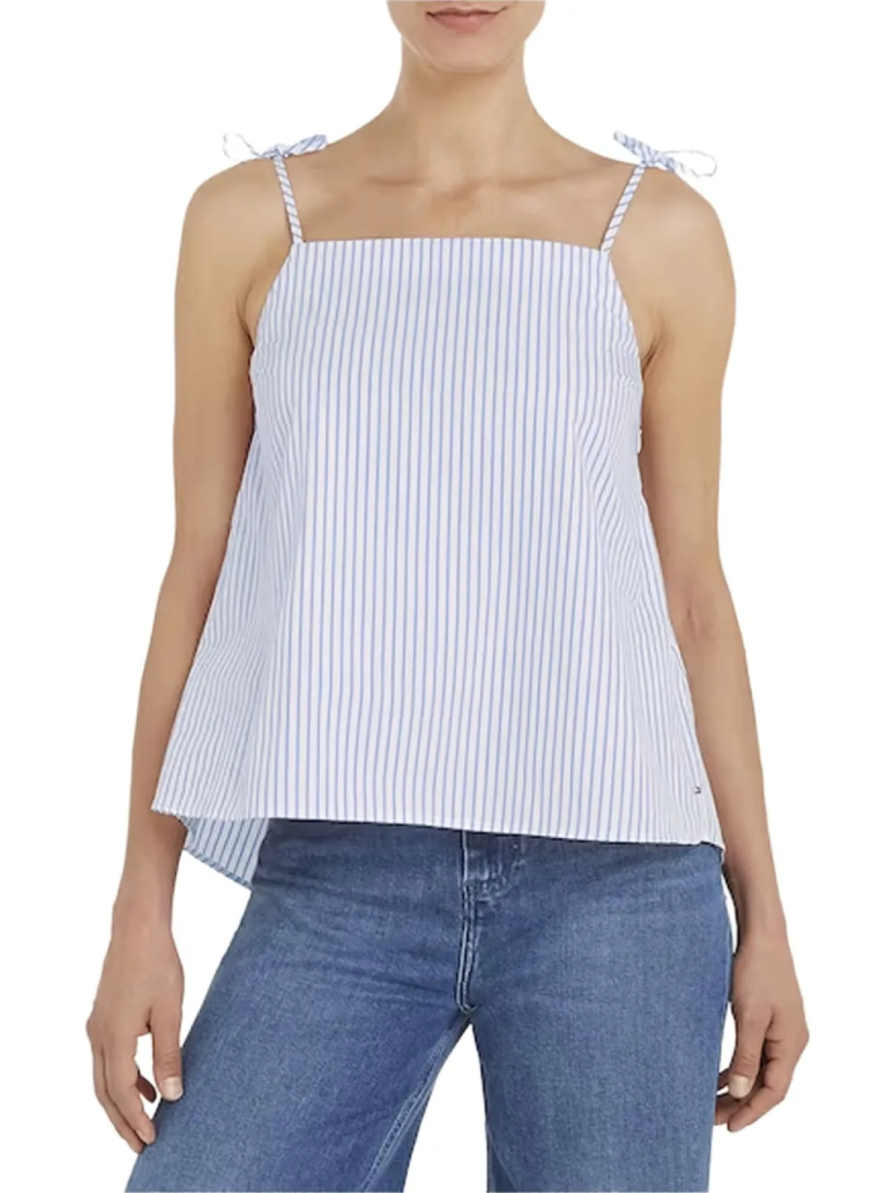 Полосатый топ из органического хлопка Tommy Hilfiger, белый
Полосатый топ из органического хлопка Tommy Hilfiger, белый