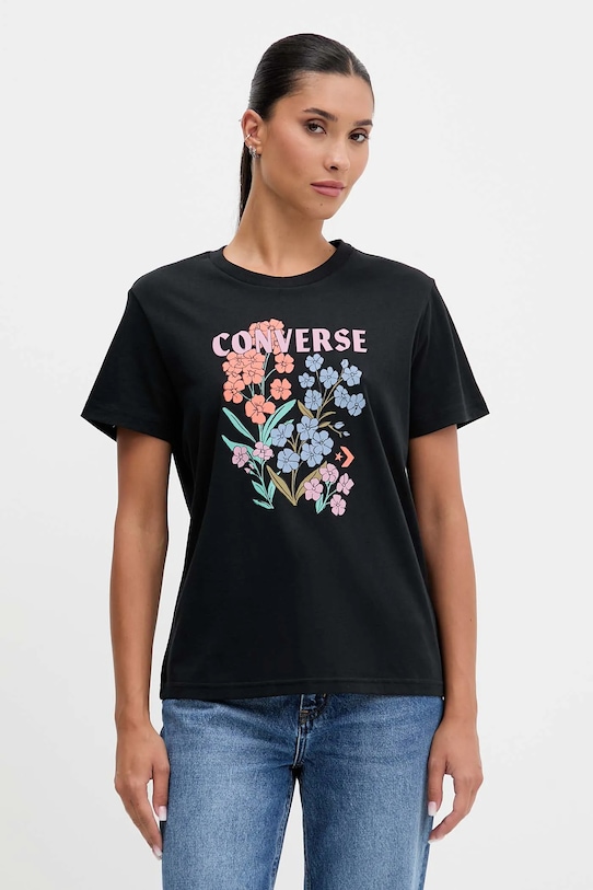 Хлопковая футболка Converse, черный
Хлопковая футболка Converse, черный