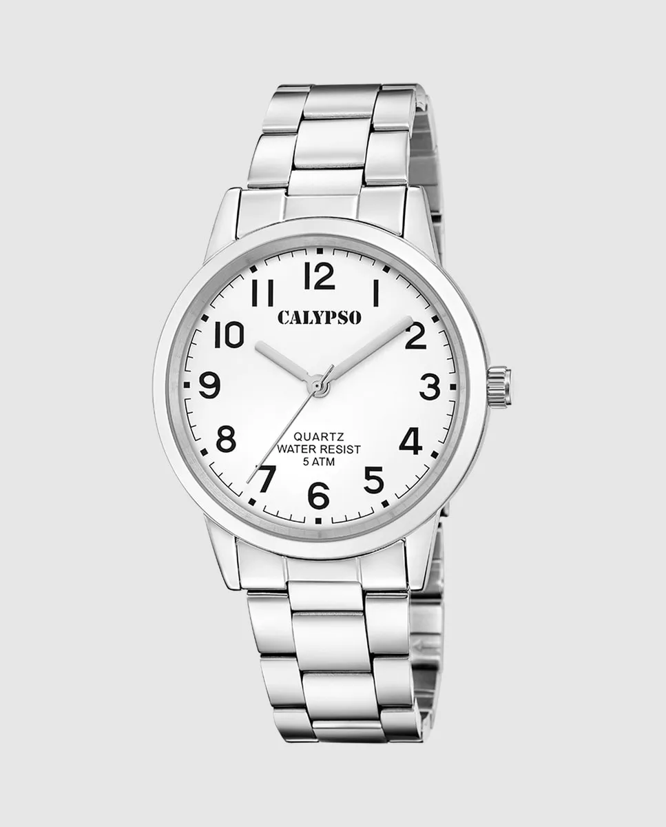 K5858/1 Базовые мужские часы из серебристой стали Calypso, серебряный
K5858/1 Базовые мужские часы из серебристой стали Calypso, серебряный