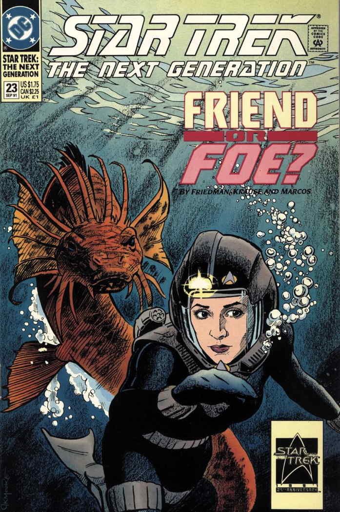 Star Trek The Next Generation #23 : The Barrier (DC Comic Book 1991) (DC Comics)
Star Trek The Next Generation #23 : The Barrier (DC Comic Book 1991) (DC Comics)