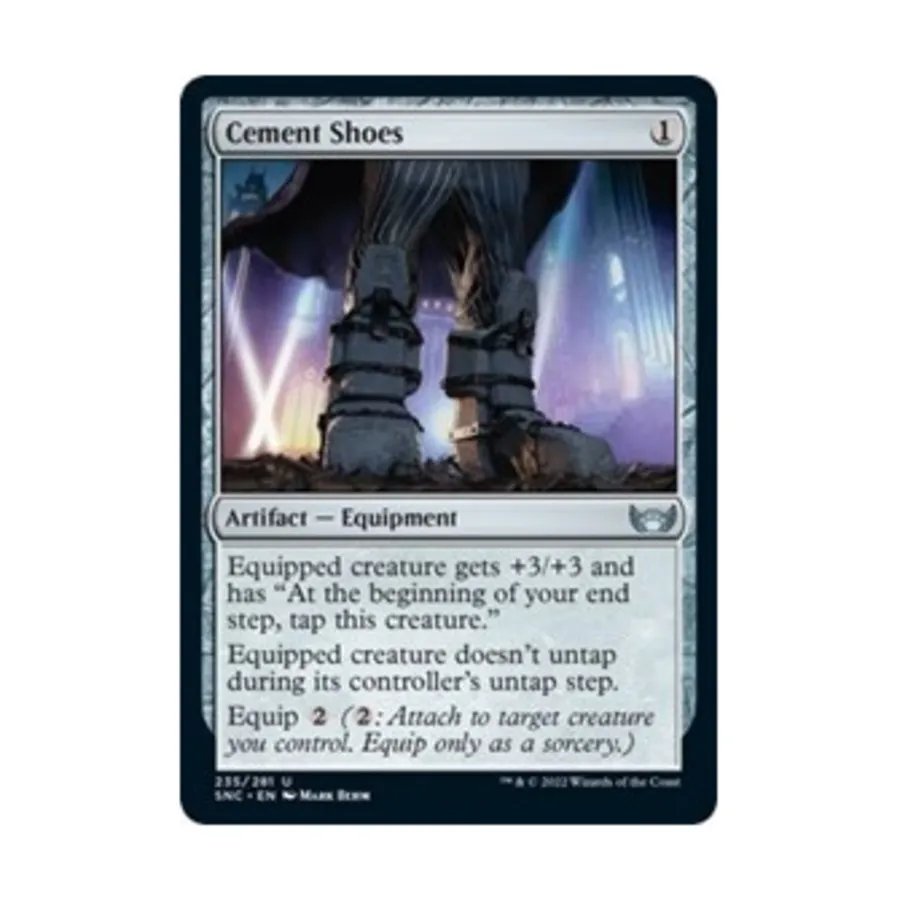 CCG Цементная обувь (U), MTG - Streets of New Capenna
CCG Цементная обувь (U), MTG - Streets of New Capenna