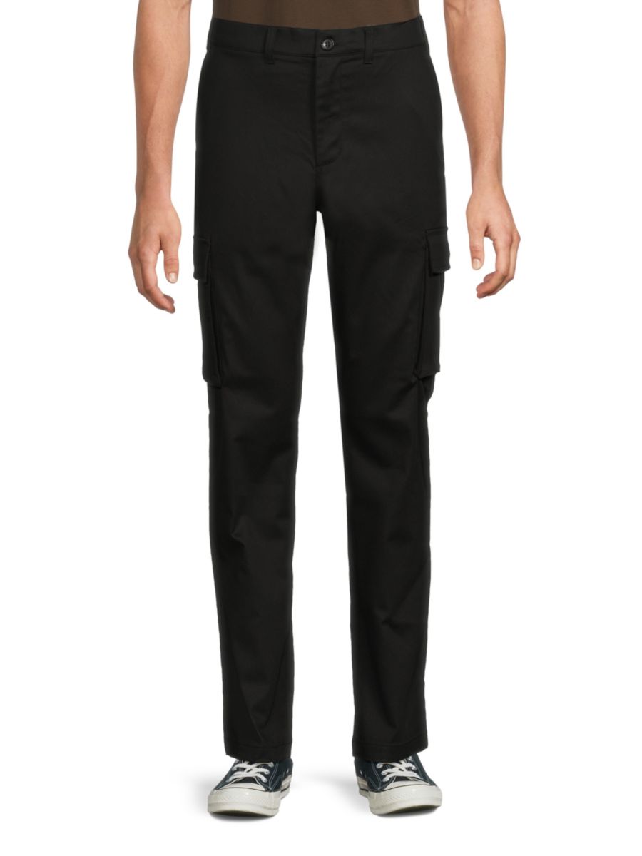 Однотонные брюки-карго Karl Lagerfeld Paris, черный 
Однотонные брюки-карго Karl Lagerfeld Paris, черный