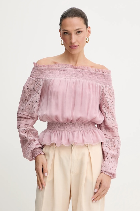 Блузка с добавлением шелка AUDREY Guess, розовый
Блузка с добавлением шелка AUDREY Guess, розовый
