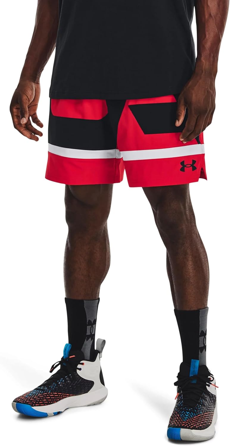 Under Armour мужские шорты Baseline Woven 7" для баскетбола, (600) Red/Black/Black
Under Armour мужские шорты Baseline Woven 7" для баскетбола, (600) Red/Black/Black