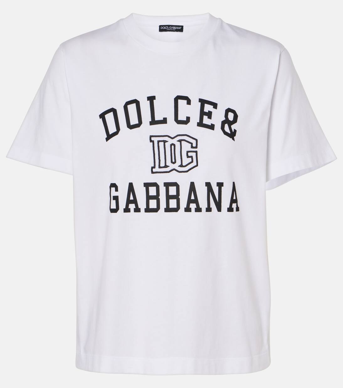 Футболка из хлопкового джерси с логотипом Dolce&Gabbana, цвет bianco ottico
Футболка из хлопкового джерси с логотипом Dolce&Gabbana, цвет bianco ottico