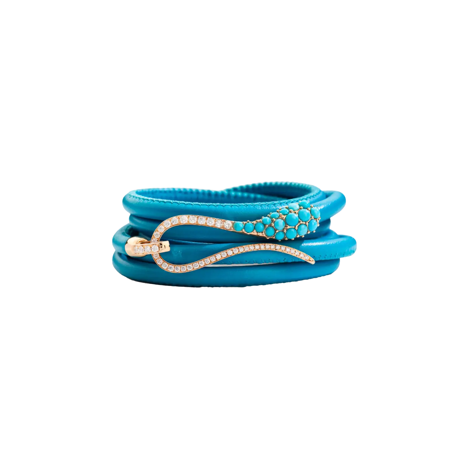 Браслет Dada Arrigoni Elika из кожи с паве из розового золота, бирюзы и бриллиантов
Браслет Dada Arrigoni Elika из кожи с паве из розового золота, бирюзы и бриллиантов