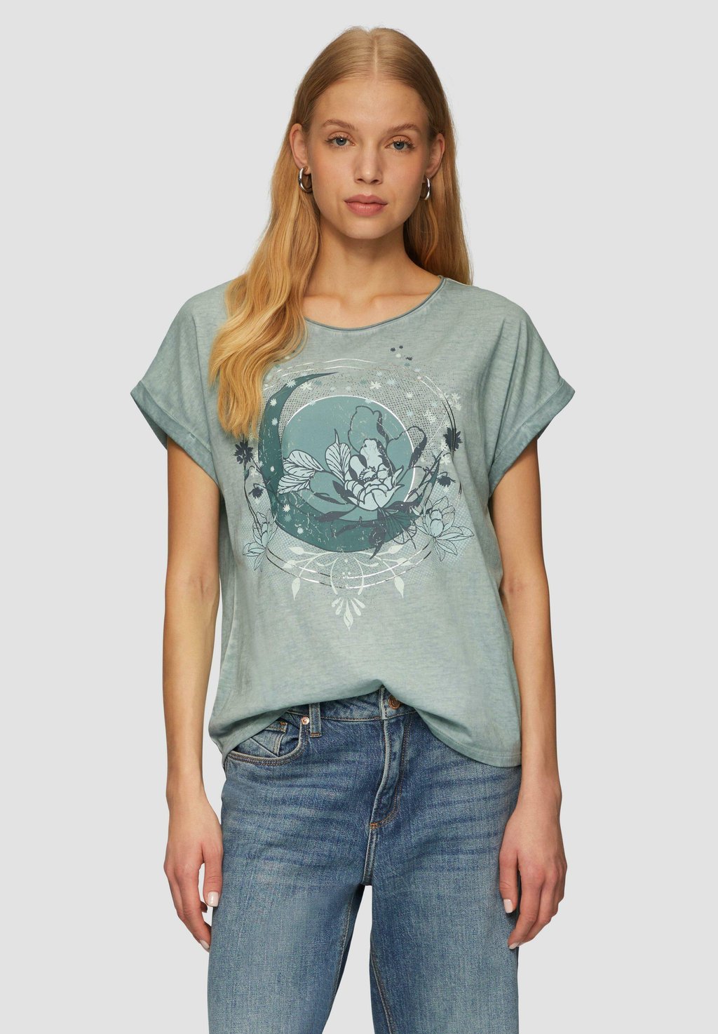 Футболка с принтом IN GEWASCHENER OPTIK QS, зеленый
Футболка с принтом IN GEWASCHENER OPTIK QS, зеленый