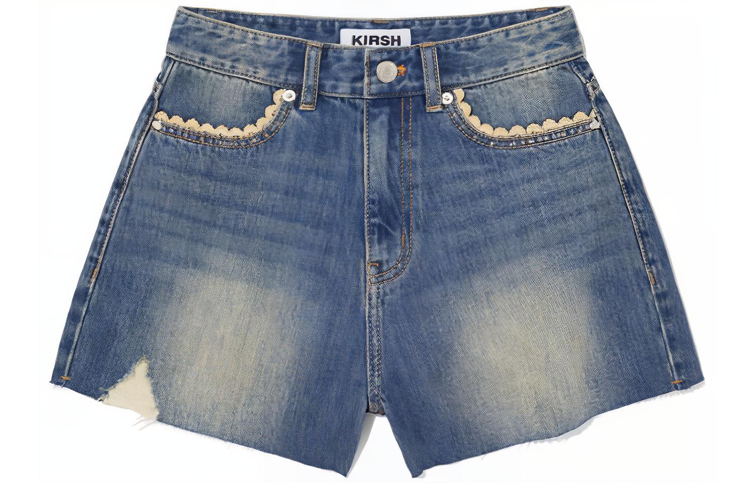 KIRSH Джинсовые шорты женские голубые
KIRSH Джинсовые шорты женские голубые