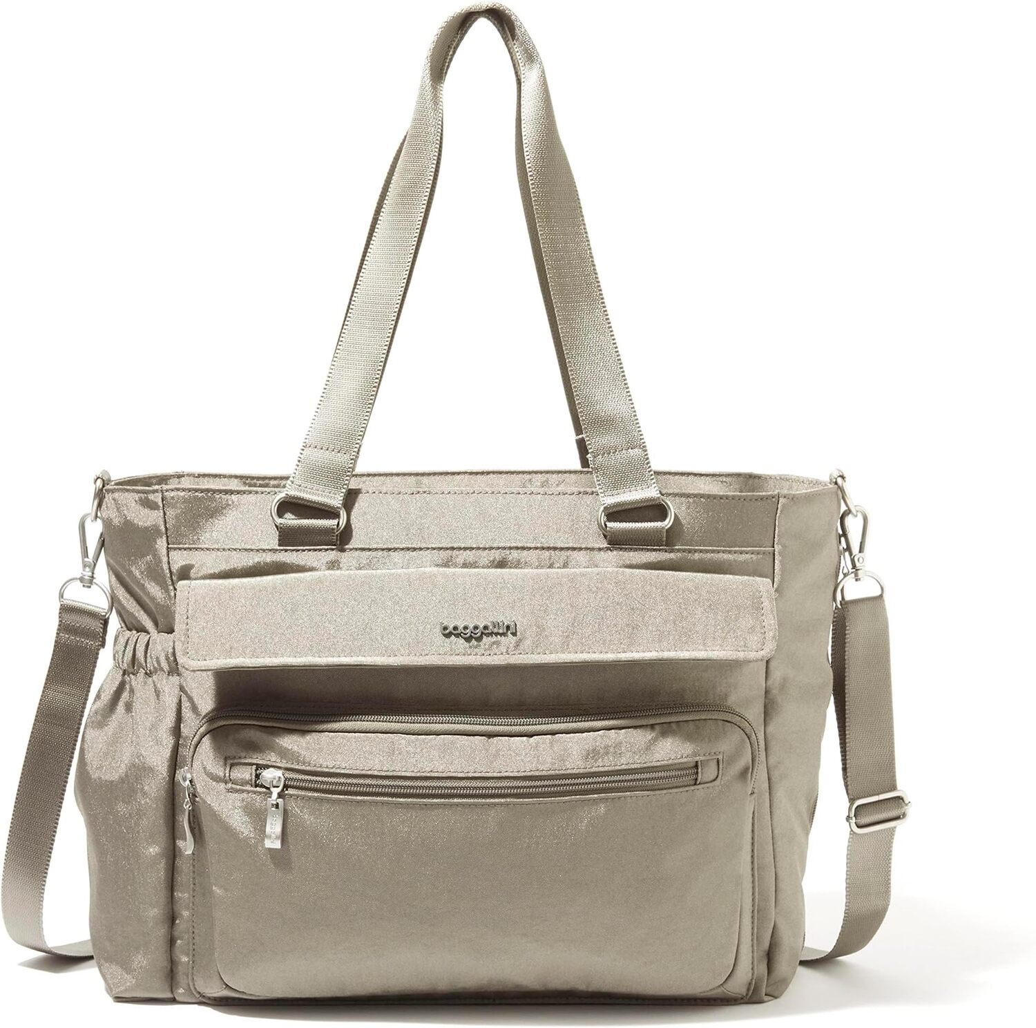 Современная сумка для ноутбука Baggallini, цвет Sterling Shimmer 
Современная сумка для ноутбука Baggallini, цвет Sterling Shimmer