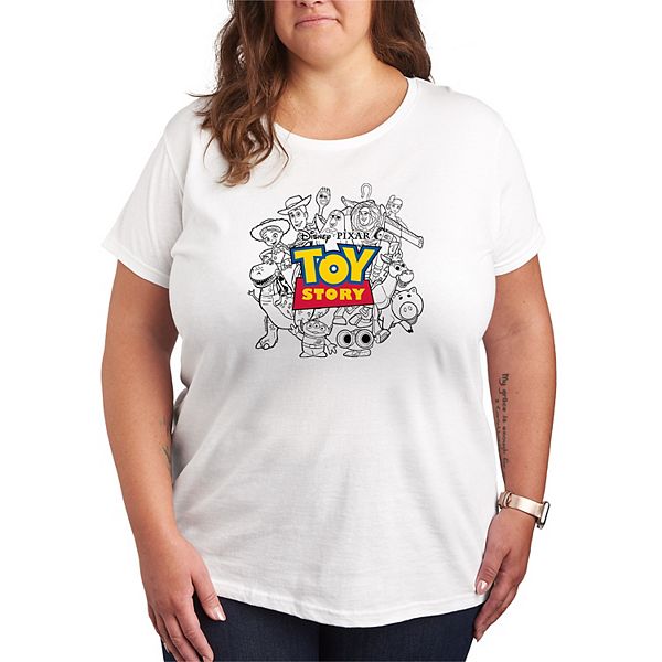Футболка Plus size с принтом Toy Story Disney / Pixar, White
Футболка Plus size с принтом Toy Story Disney / Pixar, White