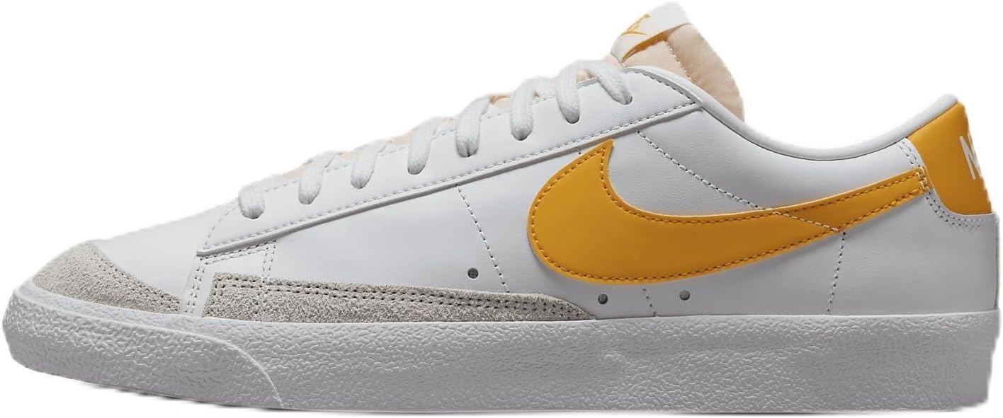 Баскетбольные кроссовки Nike Blazer Low 77 для мужчин, White/University Gold-Phantom
Баскетбольные кроссовки Nike Blazer Low 77 для мужчин, White/University Gold-Phantom