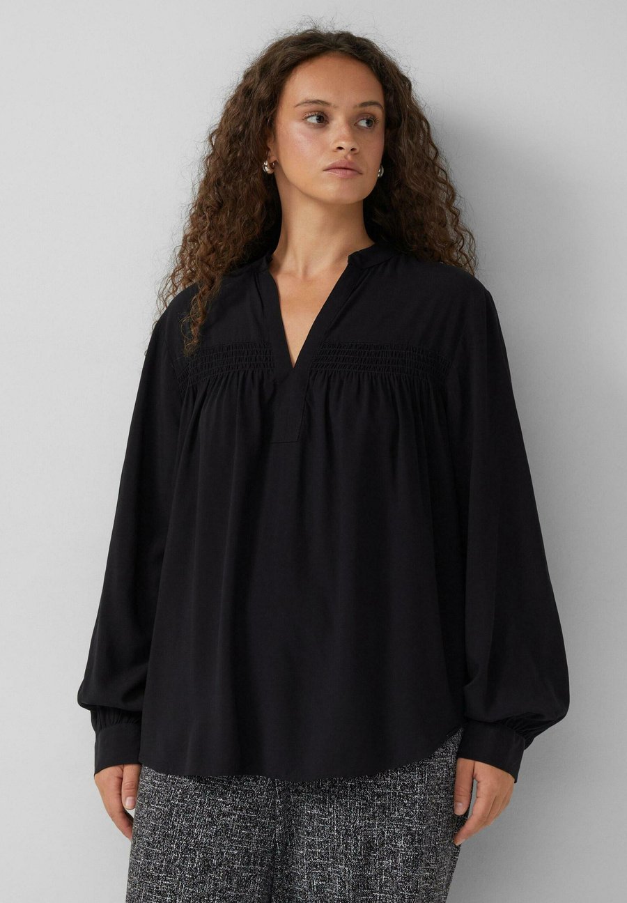 Блуза QS Blouse, Schwarz/Black
Блуза QS Blouse, Schwarz/Black