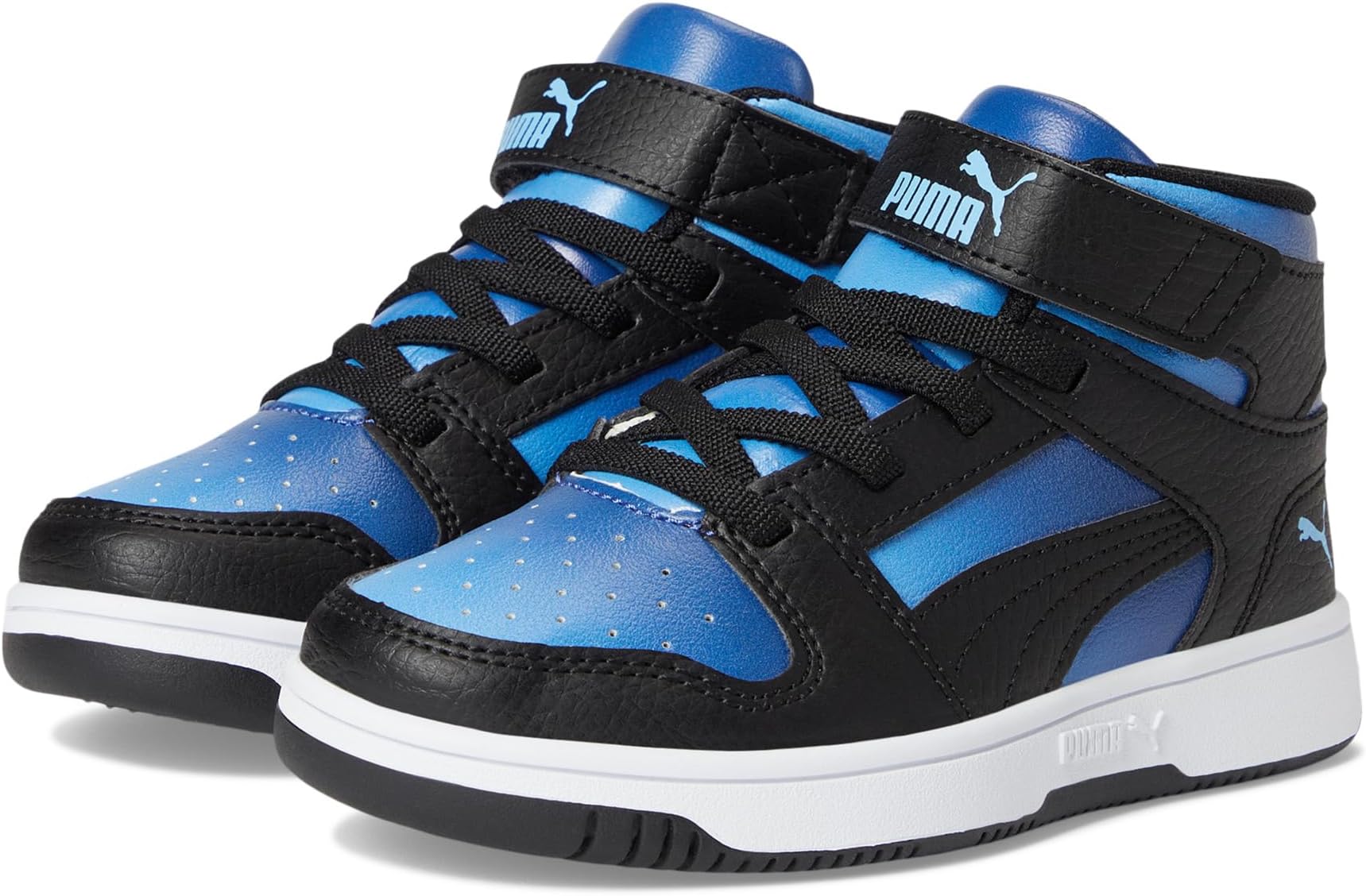 Кроссовки PUMA Kids Rebound Layup Mid Hook And Loop, Blazing Blue/Puma Black/Team Light Blue
Кроссовки PUMA Kids Rebound Layup Mid Hook And Loop, Blazing Blue/Puma Black/Team Light Blue